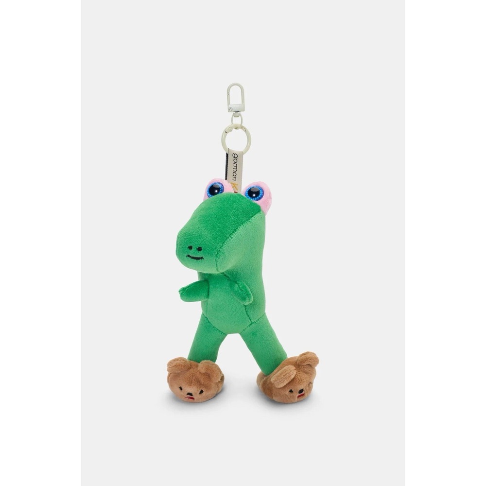 GORMAN Rex Kids Dinosaur With Slippers Key Ring Clip Accessory